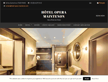 Tablet Screenshot of hotel-opera-maintenon.com